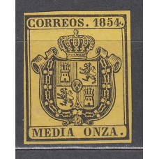 España Clásicos 1854 Edifil 28 ** Mnh