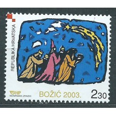 Croacia Correo 2003 Yvert 623 ** Mnh Navidad