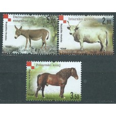 Croacia Correo 2007 Yvert 757/59 ** Mnh Fauna