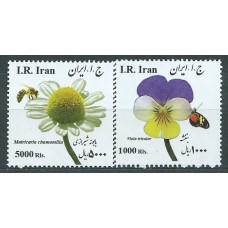 Iran Correo 2015 Yvert 3028/29 ** Mnh Flores