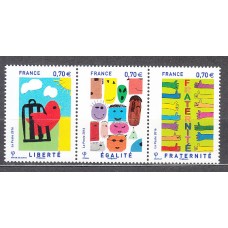 Francia - Correo 2016 Yvert 5021/3 ** Mnh  Diseños