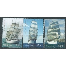 Noruega Correo 2005 Yvert 1484/86 ** Mnh Barco. Vela