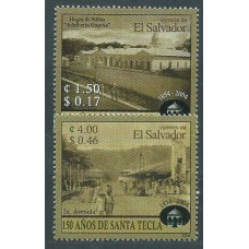 Salvador Correo 2004 Yvert 1570/71 ** Mnh