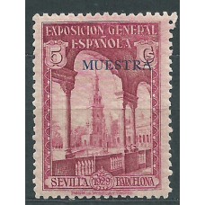 España Variedades 1929 Edifil 436Ma ** Mnh Sobrecarga Muestra
