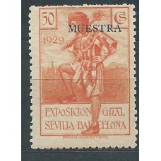 España Variedades 1929 Edifil 443Ma * Mh Sobrecarga Muestra
