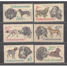 Checoslovaquia - Correo 1973 Yvert 1999/2004 ** Mnh  Fauna perros