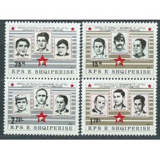 Albania Correo 1984 Yvert 2012/15 ** Mnh Personajes