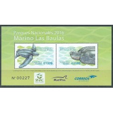 Costa Rica - Hojas Yvert 49 ** Mnh Parque Nacional las Baulas. Tortugas ** Mnh
