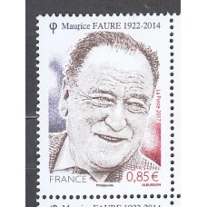 Francia - Correo 2017 Yvert 5134 ** Mnh  Maurice Faure