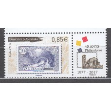 Andorra Francesa Correo 2017 Yvert 795 ** Mnh  Filatélia