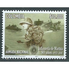 Colombia Correo 2017 Yvert 1851 ** Mnh Armada Nacional