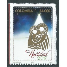 Colombia Correo 2017 Yvert 1852 ** Mnh Navidad