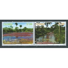 Colombia Correo 2017 Yvert 1845/46 ** Mnh Upaep. Lugares Turisticos