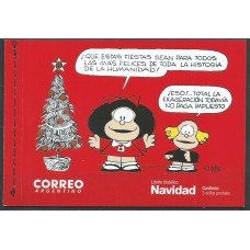 Argentina Correo 2017 Yvert 157 Carnet ** Mnh Navidad Carnet . Comics. Mafalda