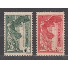 Francia - Correo 1937 Yvert 354/5 ** Mnh Victoria de Samotracia 	