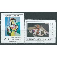 Argentina Correo 1985 Yvert 1488/89 ** Mnh Pinturas