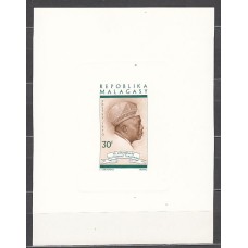Pruebas de lujo - Madagascar Correo Yvert 481 Presidente