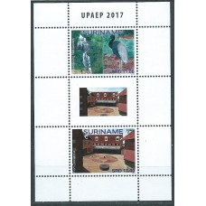 Suriname 2017 Upaep Yvert 2708/9 ** Mnh Lugares Turisticos