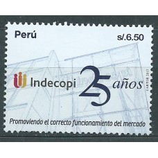 Peru Correo 2017 Yvert 2139 ** Mnh 25 Años Undecopi