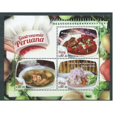 Peru Hojas Yvert 91 ** Mnh Gastronomia