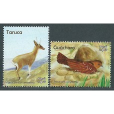 Peru Correo 2017 Yvert 2153/54 ** Mnh Fauna. Guachara y Taruca