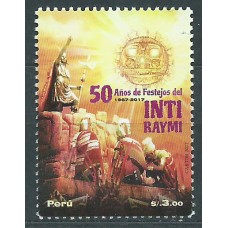 Peru Correo 2017 Yvert 2150 ** Mnh 50 Años de Festejos del Inti Raymi