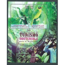 Peru Hojas Yvert 84 ** Mnh Turismo sostenible. Aves. Fauna