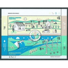 Argentina Hojas 2017 Yvert 160 ** Mnh Energias Renovables