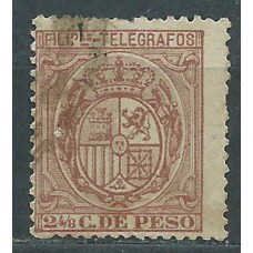 Filipinas Telegrafos 1894 Edifil 49 usado