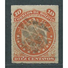 Bolivia Correo 1871 Yvert 15 usado