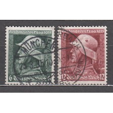 Alemania Imperio Correo 1935 Yvert 528/9 usado