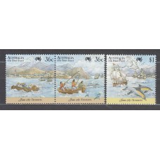 Australia - Correo 1987 Yvert 1004/6 ** Mnh  Barcos