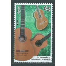 Cuba Correo 2014 Yvert 5259 ** Mnh Música. Guitarra