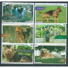 Cuba Correo 2014 Yvert 5285/90 ** Mnh Perros de Caza. Fauna