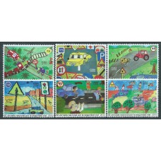 Cuba Correo 2014 Yvert 5309/5314 ** Mnh Seguridad Vial