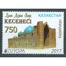 Tema Europa 2017 Kazakistan Yvert 797 ** Mnh Castillo