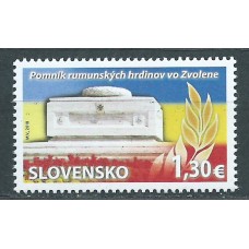 Eslovaquia Correo 2018 Yvert 732 ** Mnh 100º Ejercito Rumano en Zvalen