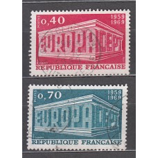 Francia - Correo 1969 Yvert 1598/9 usado   Europa