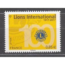 Francia - Correo 2017 Yvert 5152 ** Mnh  Lions