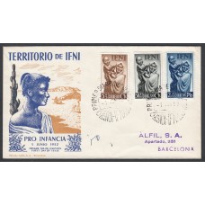 Ifni Sobres 1º Día 1952 Edifil 79/81