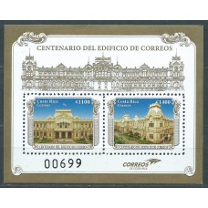 Costa Rica - Hojas Yvert 60 ** Mnh Centenario Edificio Correos