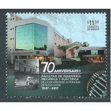 Mexico Correo 2017 Yvert 3061 ** Mnh 70º Universidad de Nuevo León