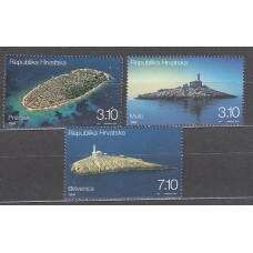 Croacia - Correo 2011 Yvert 937/9 ** Mnh  Faros