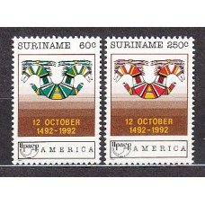 Surinam - Correo 1992 Yvert 1268/9 ** Mnh  Upaep