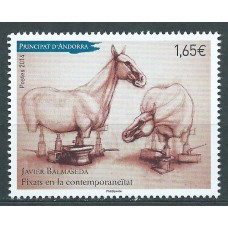 Andorra Francesa Correo 2014 Yvert 755 ** Mnh Pintura