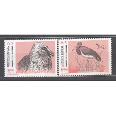 España 1993 Upaep Edifil 3270/1 ** Mnh  Aves en peligro de extinción