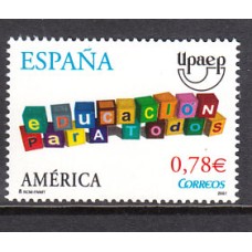 España 2007 Upaep Edifil 4353 ** Mnh  Educación para todos