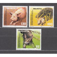 Suiza - Correo 2004 Yvert 1812/4 ** Mnh  Fauna