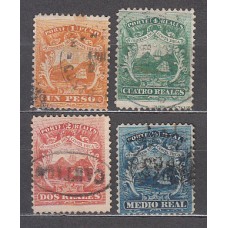 Costa Rica - Correo 1862 Yvert 1/4 usado  Escudos