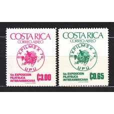 Costa Rica - Aereo 1974 Yvert 581/2 ** Mnh